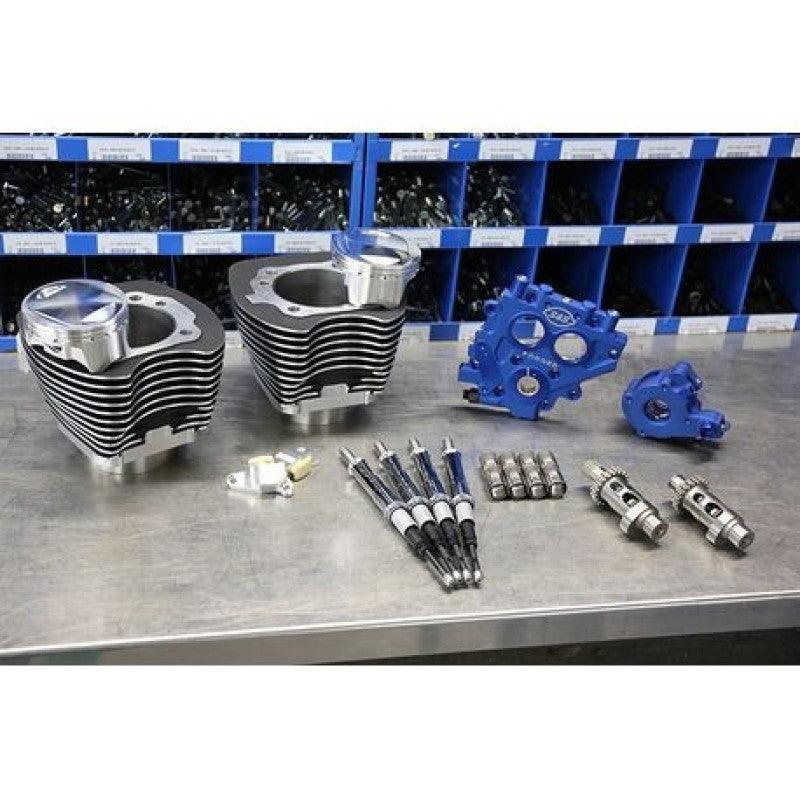 S&S Cycle 99-06 BT 100in Power Package - Wrinkle Black - Powersports Haven