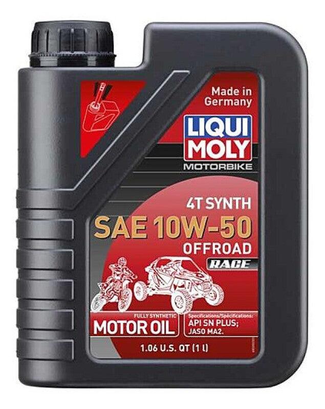 LIQUI MOLY 1L Motorbike 4T Synth SAE 10W50 Offroad Race - Powersports Haven