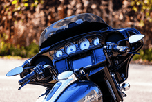 Load image into Gallery viewer, Kuryakyn Tri-Line Inner Fairing Cover Plates Gloss Black - Powersports Haven