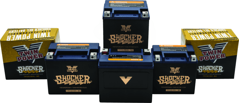 Twin Power YTX-14L Shocker Gel Battery Replaces H-D 65958-04 220 CCA - Powersports Haven