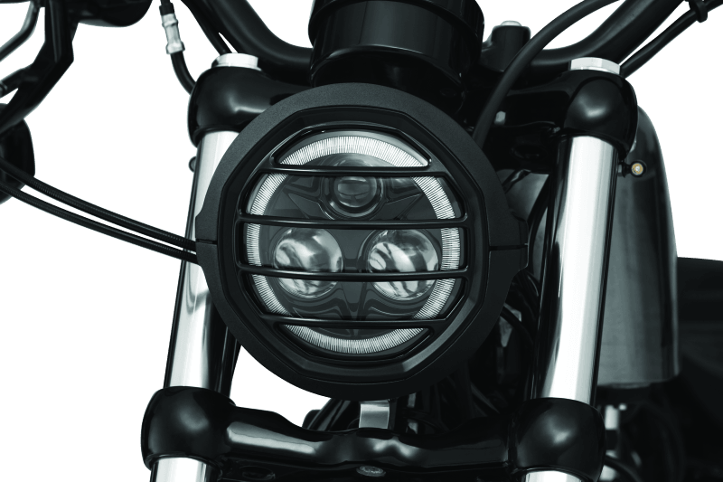 Kuryakyn Dillinger Headlight Trim 5-3/4 Black - Powersports Haven