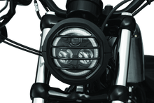 Load image into Gallery viewer, Kuryakyn Dillinger Headlight Trim 5-3/4 Black - Powersports Haven