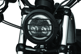 Kuryakyn Dillinger Headlight Trim 5-3/4 Black - Powersports Haven