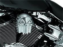 Load image into Gallery viewer, Kuryakyn Skull Horn Cover Chrome - Powersports Haven