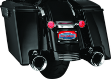 Load image into Gallery viewer, Kuryakyn Curved License Plate Mount Black - Powersports Haven