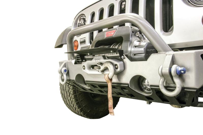 Tuffy Flipup License Plate Holder- Winch W/Hawse- Blk - Powersports Haven