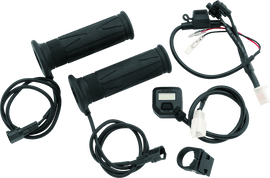 BikeMaster 7/8in Heated Grips w/ LCD Switch - Powersports Haven