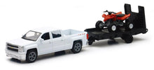 Load image into Gallery viewer, New Ray Toys Chevy Silverado Pickup with ATV/ Scale - 1:43 - Powersports Haven