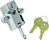 Kuryakyn Universal Helmet Lock 7/8in-1-1/4in Mount Chrome