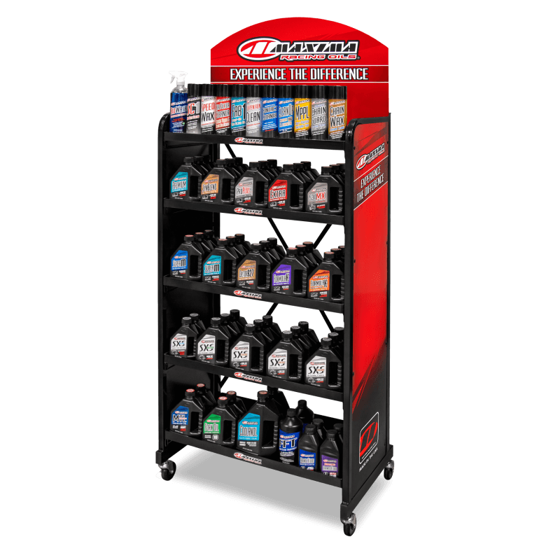 Maxima Standard Floor Display Large Metal Shelf - Powersports Haven