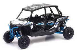 New Ray Toys Polaris RZR XP4 Turbo EPS (Matte White Lightning)/ Scale - 1:18 - Powersports Haven