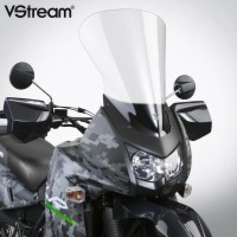 National Cycle 08-18 Kawasaki KLR650 V Stream/ Wave Tall Windshield-Clear - Powersports Haven
