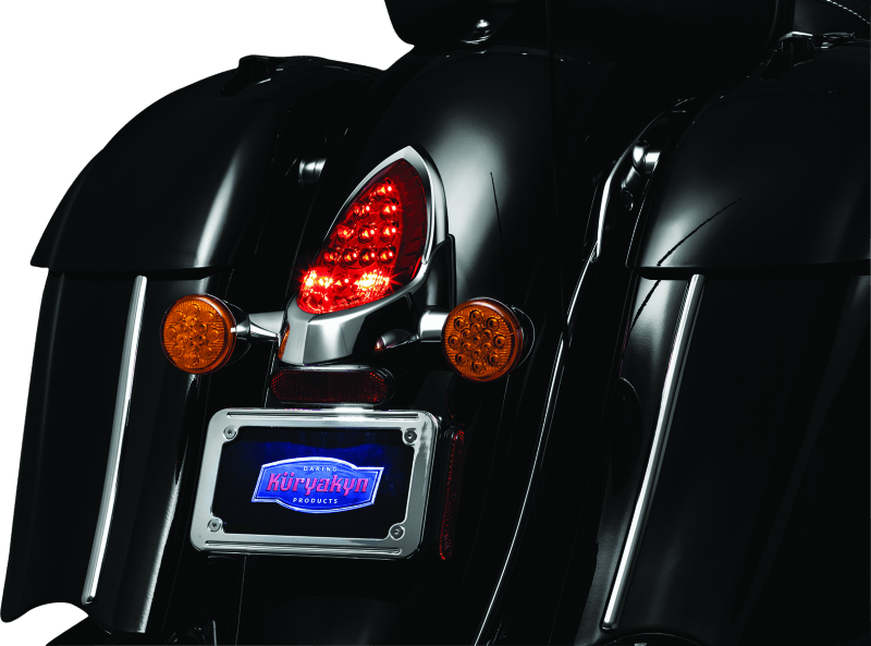 Kuryakyn Tail Light Top Trim Indian Models Chrome - Powersports Haven
