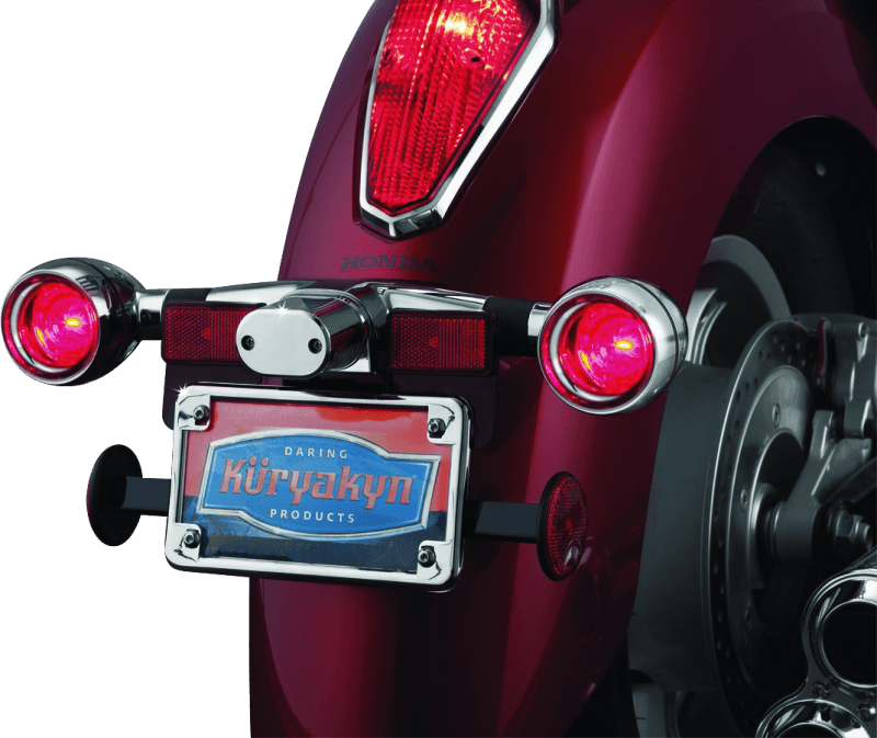 Kuryakyn Deep Dish Bezels With Red Lenses - Powersports Haven
