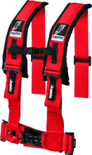 Load image into Gallery viewer, DragonFire Racing Harness- H-Style- 4-Point- 3in Buckle- Red - Powersports Haven