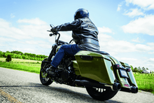Load image into Gallery viewer, Kuryakyn Curved License Plate Mount Black - Powersports Haven