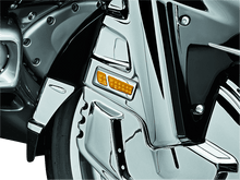 Load image into Gallery viewer, Kuryakyn L.E.D. Front Reflector Conversion Light Amber Chrome - Powersports Haven