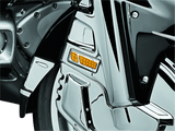 Kuryakyn L.E.D. Front Reflector Conversion Light Amber Chrome