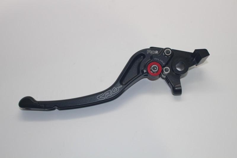 CRG 05-06 Kawasaki ZX6R/ RR/ 04-20 Suzuki GSXR600-1000R/ 06-17 Triumph Brake Lever -Std Black - Powersports Haven