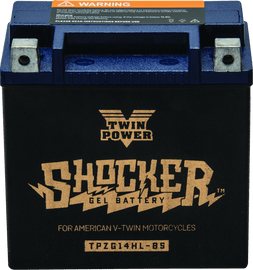 Twin Power YTX-14L Shocker Gel Battery Replaces H-D 65958-04 220 CCA - Powersports Haven