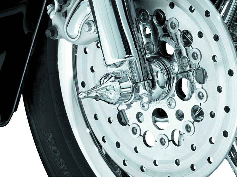 Kuryakyn Roman Axle Caps Chrome - Powersports Haven