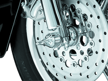 Load image into Gallery viewer, Kuryakyn Roman Axle Caps Chrome - Powersports Haven