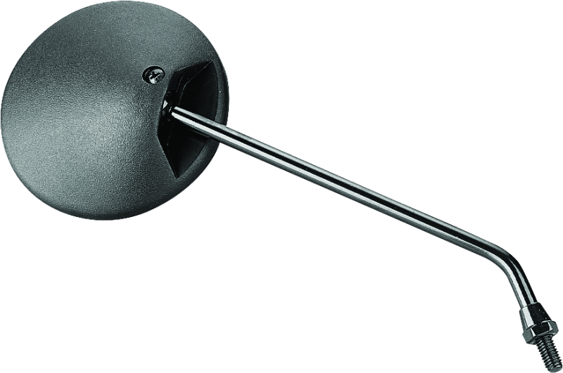 BikeMaster Universal Scooter Mirror 8mm - Black - Each - Powersports Haven