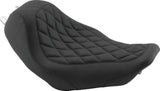 Mustang 08-21 Harley Electra Glide Std,Rd Glide,Rd King,Str Glide Solo Seat Diamond Stitch -Brown