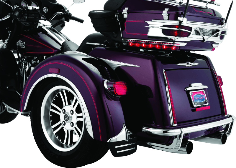 Kuryakyn Rear Fender Flares For Trikes Chrome - Powersports Haven