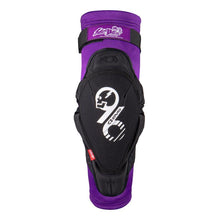 Load image into Gallery viewer, EVS Slayco96 Knee Guard Pair Purple/Black - Youth - Powersports Haven