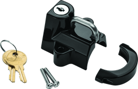 Kuryakyn Universal Helmet Lock 1-1/4-1-1/2 Black - Powersports Haven