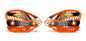 Cycra Probend CRM Ultra Hand Shield - Orange - Powersports Haven