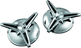 Kuryakyn Knock-Off Center Caps For Trikes Chrome - Powersports Haven