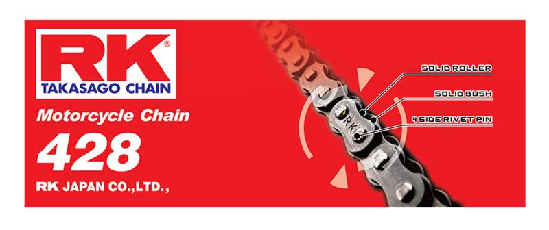RK Chain 428-118 - Natural - Powersports Haven