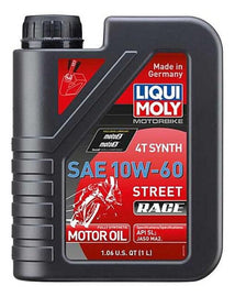 LIQUI MOLY 1L Motorbike 4T Synth SAE 10W60 Street Race - Powersports Haven