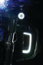 Load image into Gallery viewer, Kuryakyn Tracer L.E.D. Front Turn Signal Insert, White/Amber Light, Smoke Lens 1157 - Powersports Haven