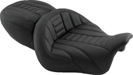 Mustang 15-21 Harley Freewheeler Super Touring Deluxe 1PC Seat - Black - Powersports Haven