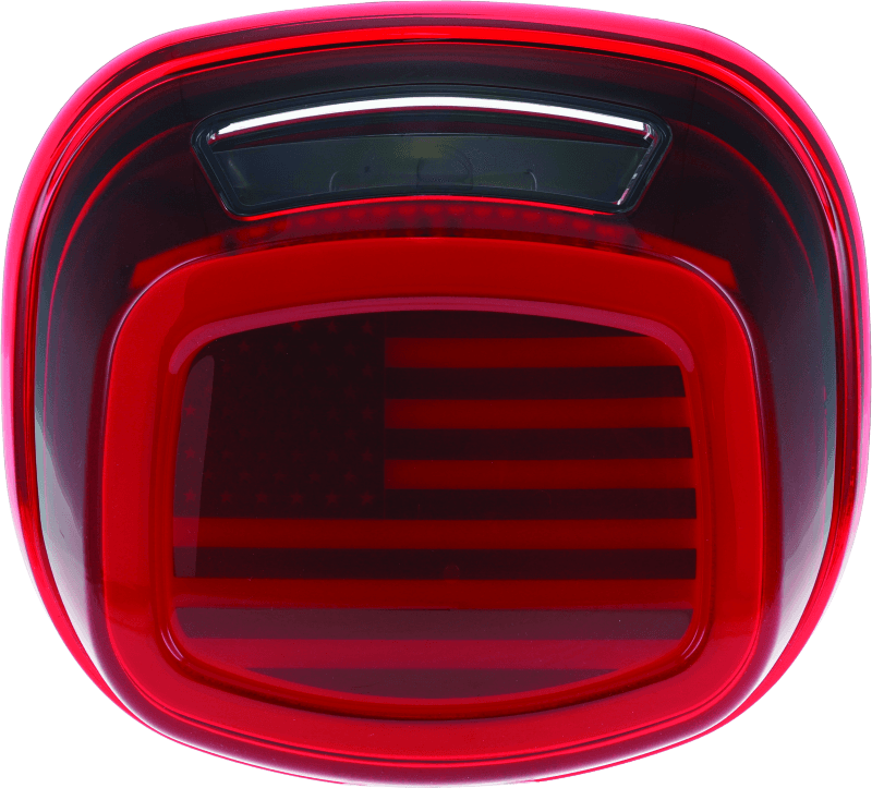 Kuryakyn Freedom Taillight Red Lens With License Light - Powersports Haven
