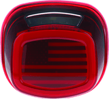 Kuryakyn Freedom Taillight Red Lens With License Light