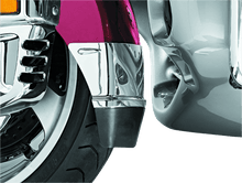 Load image into Gallery viewer, Kuryakyn Front Fender Extension With Mud Flap 01-17 Honda GL1800 Chrome - Powersports Haven