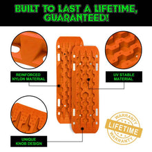 Load image into Gallery viewer, Rhino USA Recovery Traction Boards - Orange (Pair) - Powersports Haven