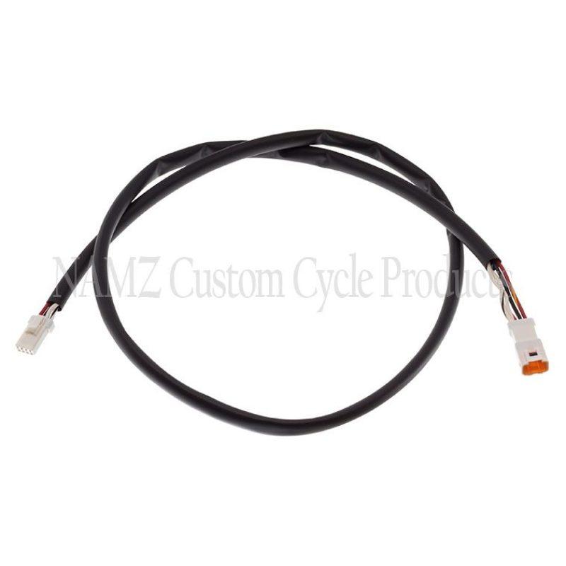 NAMZ 22-23 V-Twin FXLRST Models Plug-N-Play Speedometer/Tachometer Xtension Harness 32in. - Powersports Haven