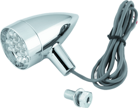 Bikers Choice Chrome Mini Turn Signal Amber Universal Custom - Powersports Haven