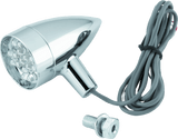 Bikers Choice Chrome Mini Turn Signal Amber Universal Custom