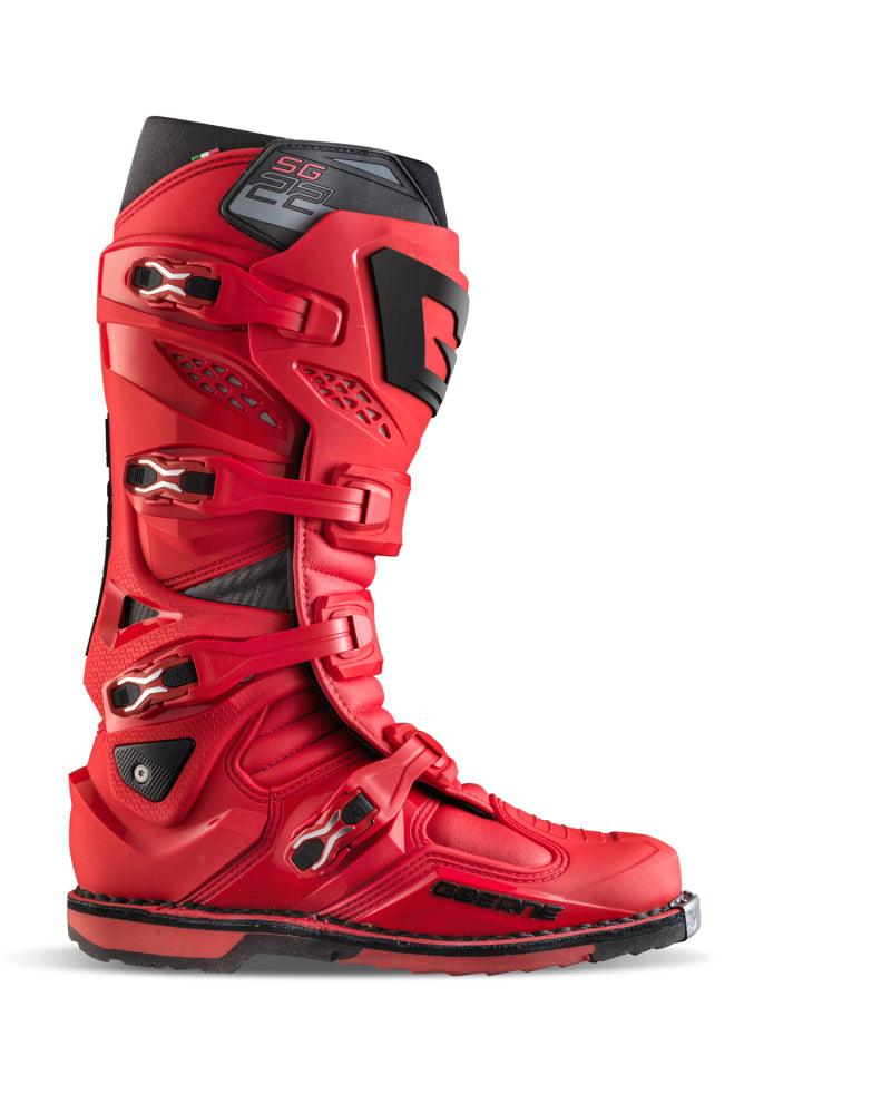 Gaerne SG22 Boot Red Size - 11 - Powersports Haven