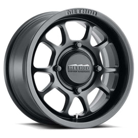 Method MR409 Bead Grip 15x10 / 5+5/0mm Offset / 6 x 139.7 / 78.3mm CB Matte Black Wheel - Powersports Haven