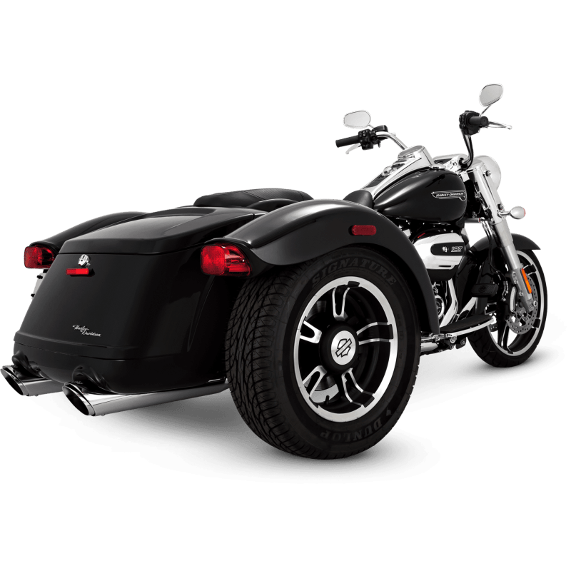 Vance & Hines Harley Davidson 17-22 Trike / Freewheeler Twin Slash Slip-On Exhaust - Powersports Haven
