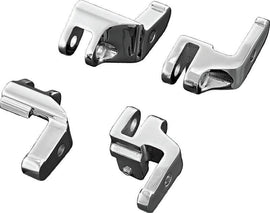 Kuryakyn Floorboard Relocator Brackets 17-23 Touring Chrome - Powersports Haven