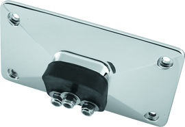 Bikers Choice 55-99 Chrome Pyramid Lisence Plate Bracket 3 Bolt Style - Powersports Haven