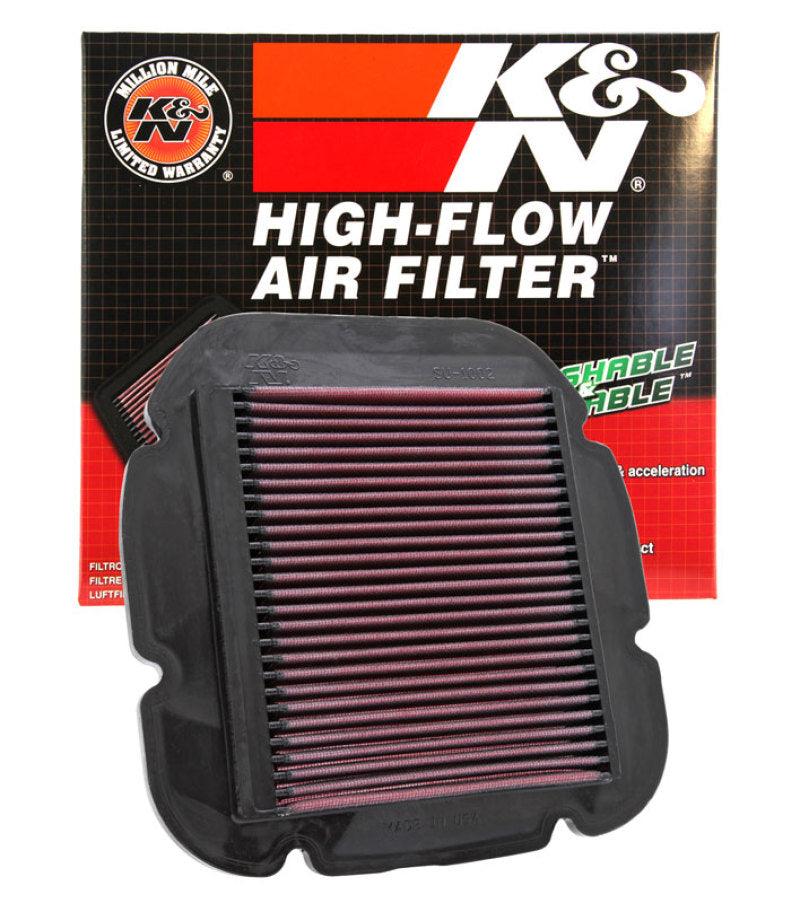 K&N 02-10 Suzuki DL 1000 V-Strom/04-12 DL650 V-Strom / 04-05 Kawasaki KLV1000 Replacement Air Filter - Powersports Haven